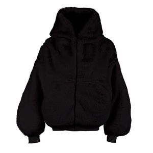 Selkie Collection Black Bunny Hoodie Small
